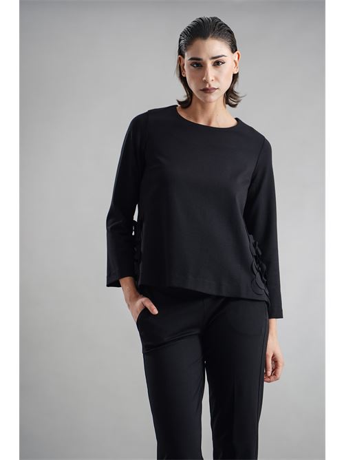 Maglia in viscosa GM by Gai Mattiolo | GM3504NERO